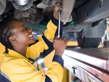 https://www.istockphoto.com/photo/a-woman-in-uniform-working-underneath-a-car-that-is-lifted-on-a-hydraulic-lift-rack-gm2007558137-560586848?searchscope=image%2Cfilm